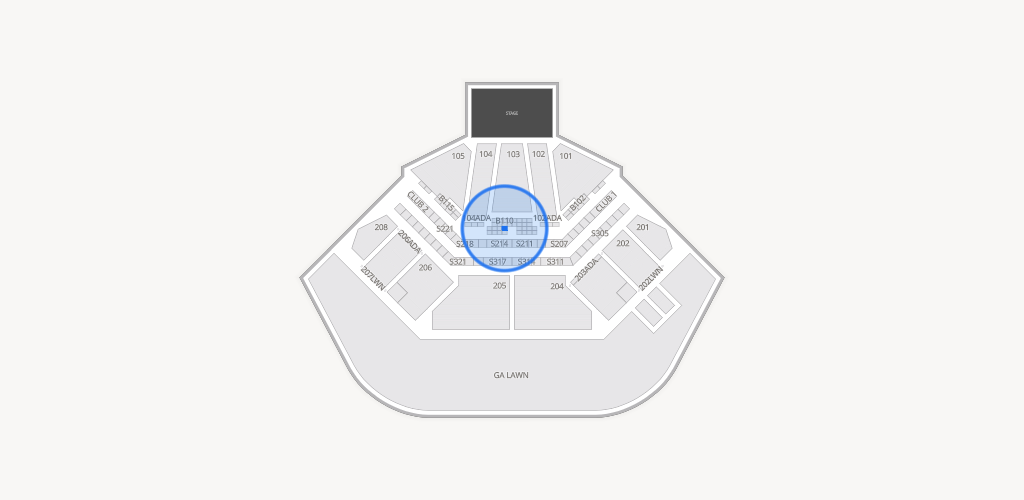 Credit Union 1 Amphitheatre Seating Chart