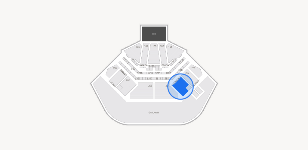 Credit Union 1 Amphitheatre Seating Chart