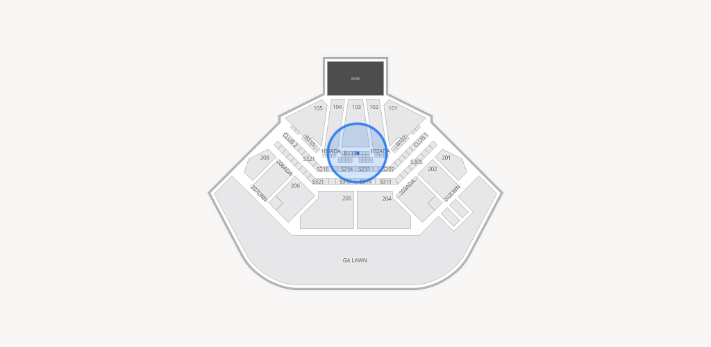 Credit Union 1 Amphitheatre Seating Chart