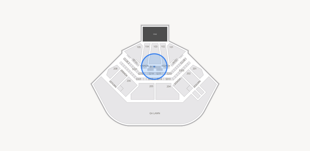 Credit Union 1 Amphitheatre Seating Chart