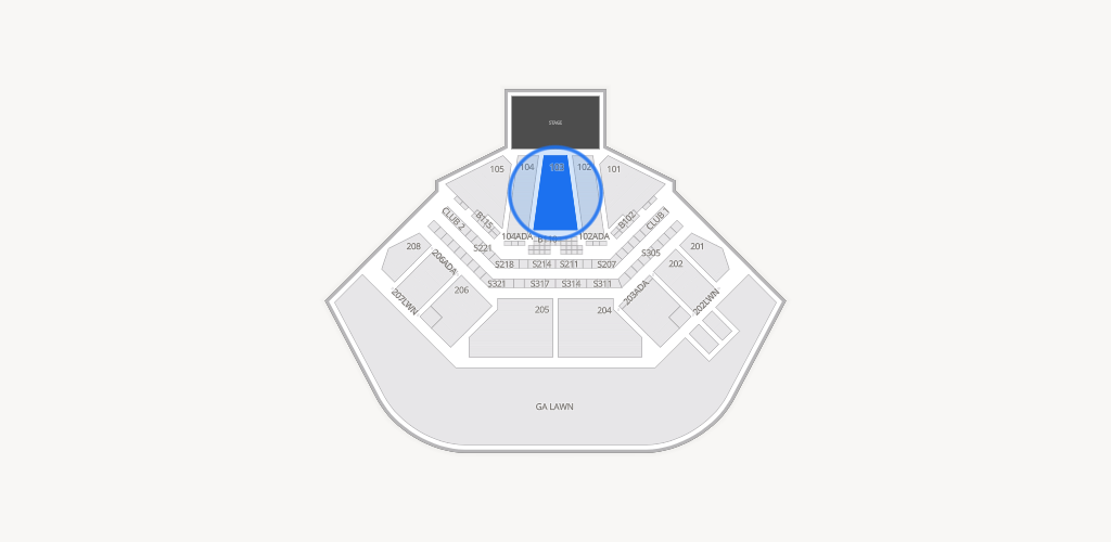 Credit Union 1 Amphitheatre Seating Chart