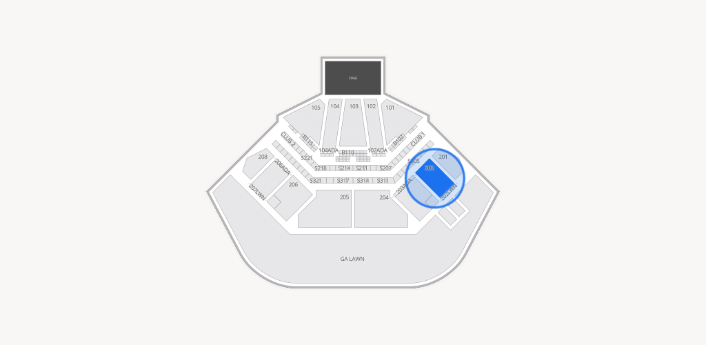 Credit Union 1 Amphitheatre Seating Chart