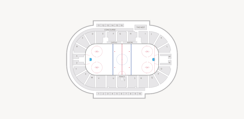 Credit Union Place Seating Chart