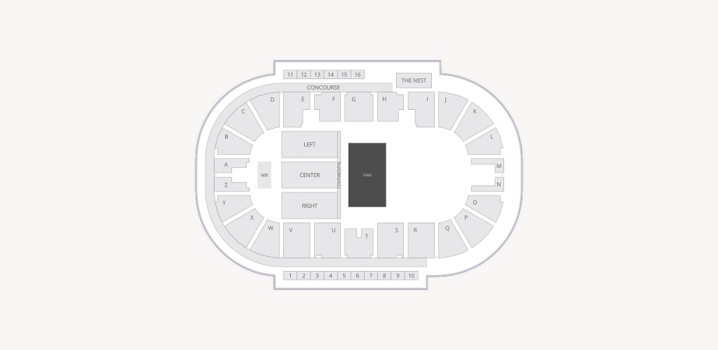 Credit Union Place Seating Chart