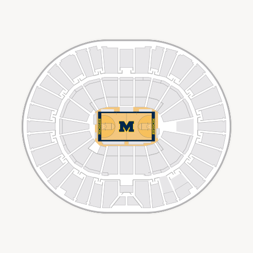Crisler Center seating chart