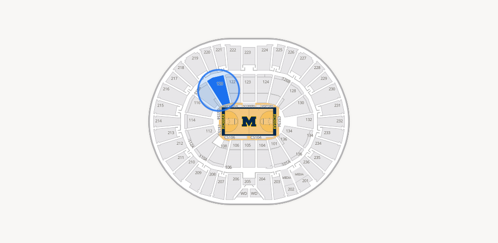 Crisler Center Seating Chart