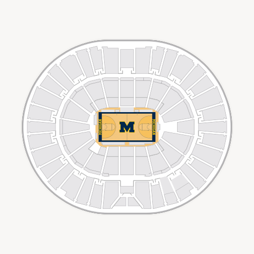 Crisler Center seating chart
