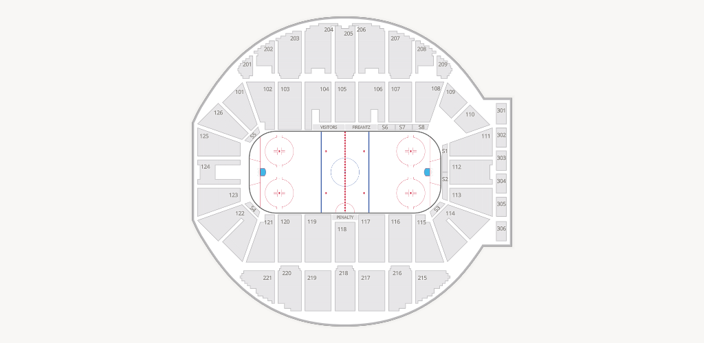 Crown Coliseum - Crown Complex Seating Chart