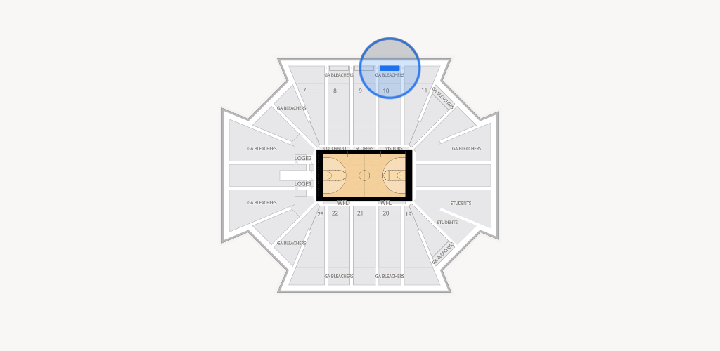 CU Events Center Seating Chart