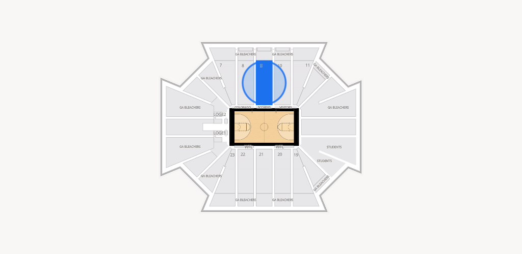 CU Events Center Seating Chart