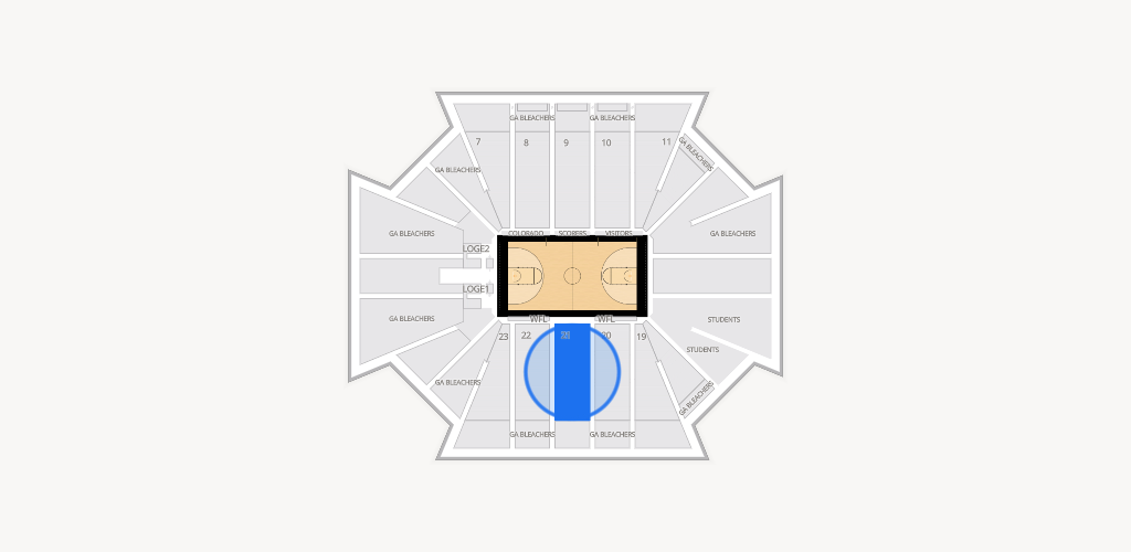 CU Events Center Seating Chart