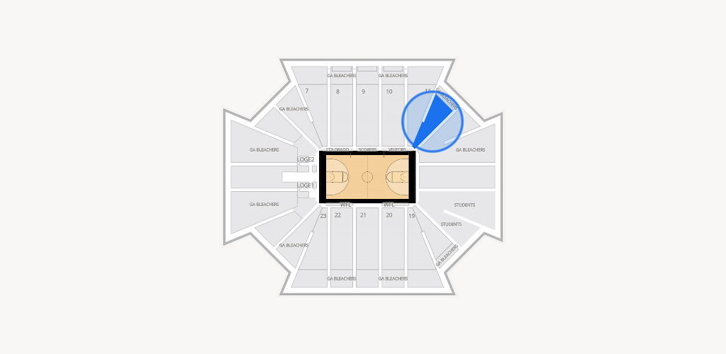 CU Events Center Seating Chart