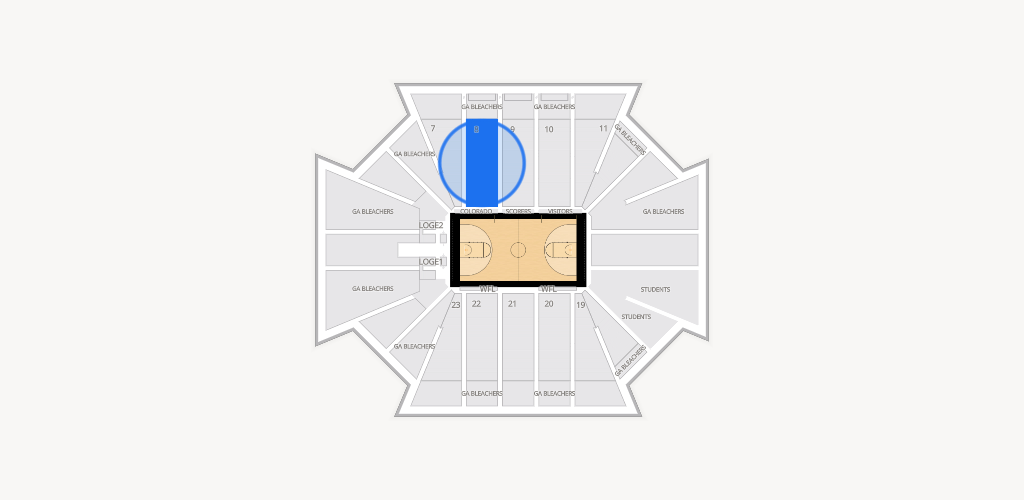 CU Events Center Seating Chart
