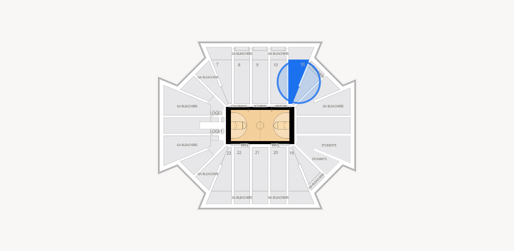CU Events Center Seating Chart