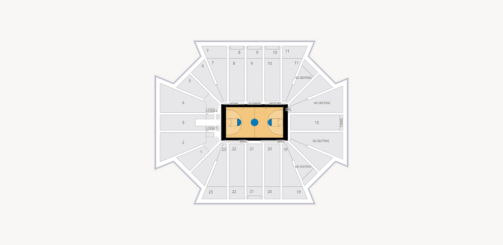 CU Events Center Seating Chart