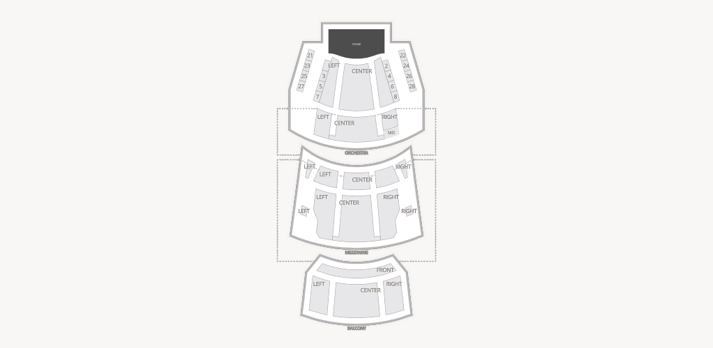 Cutler Majestic Theatre Seating Chart