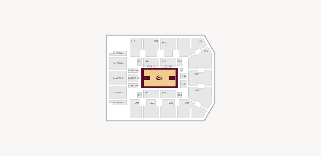 Dahlberg Arena - Adams Event Center Seating Chart