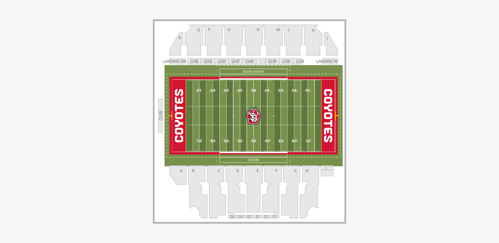 DakotaDome Seating Chart