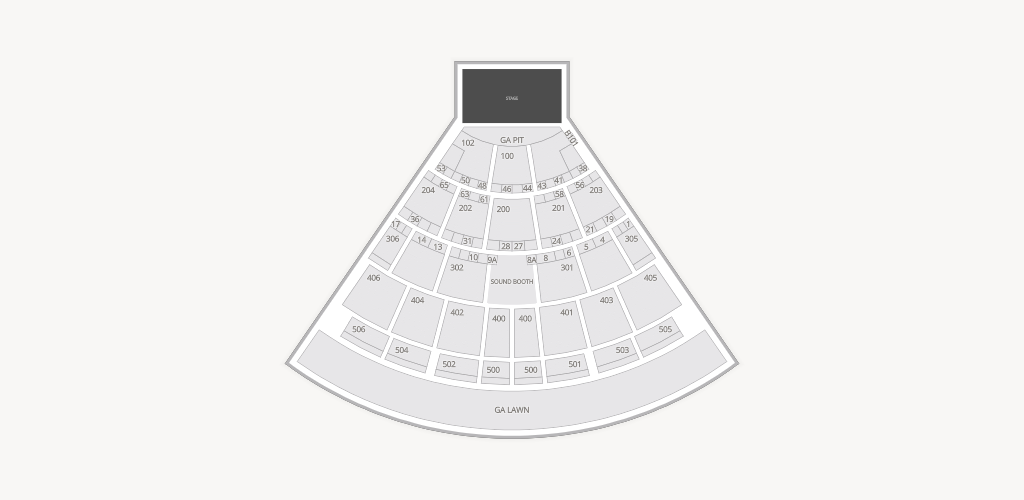 Darien Lake Amphitheater Seating Chart