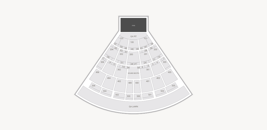 Darien Lake Amphitheater Seating Chart