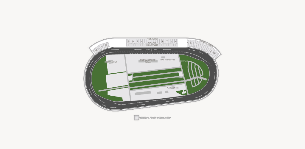 Darlington Raceway Seating Chart