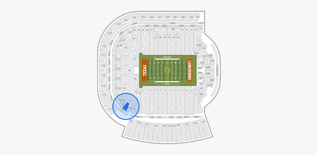 Darrell K Royal - Texas Memorial Stadium Seating Chart