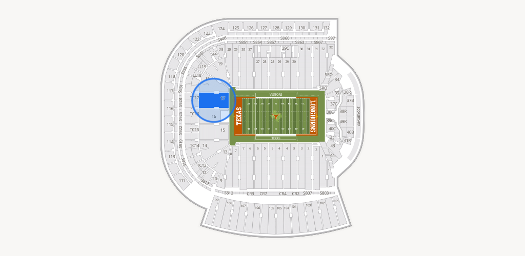 Darrell K Royal - Texas Memorial Stadium Seating Chart