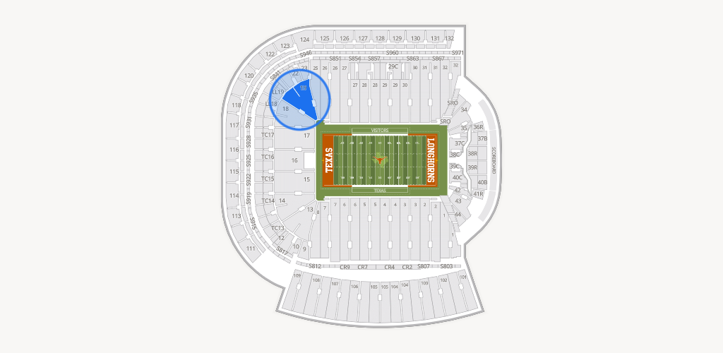 Darrell K Royal - Texas Memorial Stadium Seating Chart