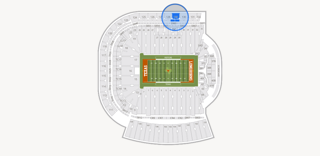Darrell K Royal - Texas Memorial Stadium Seating Chart
