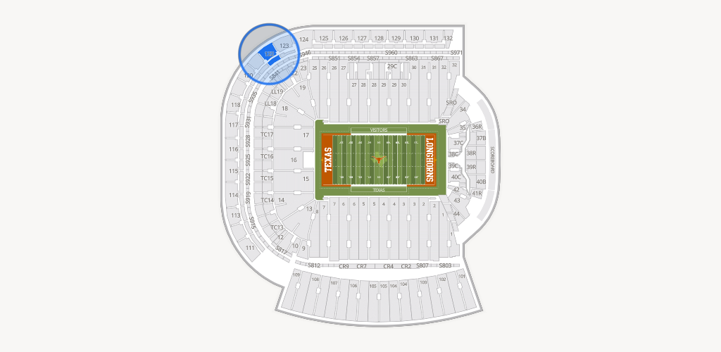 Darrell K Royal - Texas Memorial Stadium Seating Chart