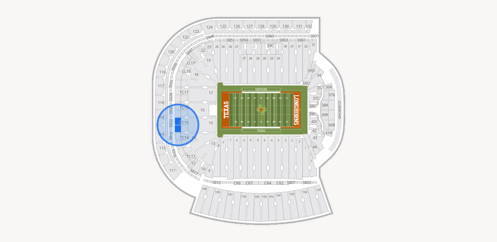 Darrell K Royal - Texas Memorial Stadium Seating Chart