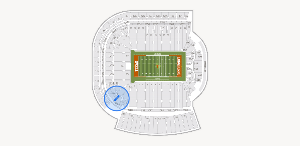 Darrell K Royal - Texas Memorial Stadium Seating Chart