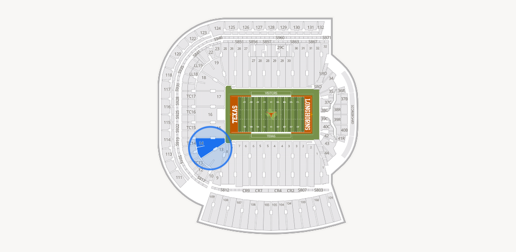 Darrell K Royal - Texas Memorial Stadium Seating Chart
