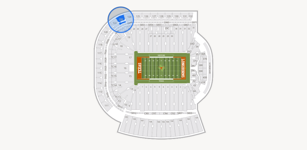 Darrell K Royal - Texas Memorial Stadium Seating Chart