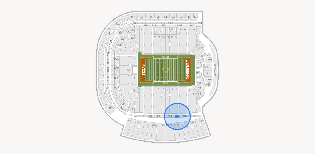 Darrell K Royal - Texas Memorial Stadium Seating Chart