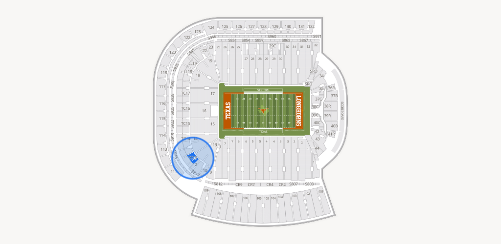 Darrell K Royal - Texas Memorial Stadium Seating Chart