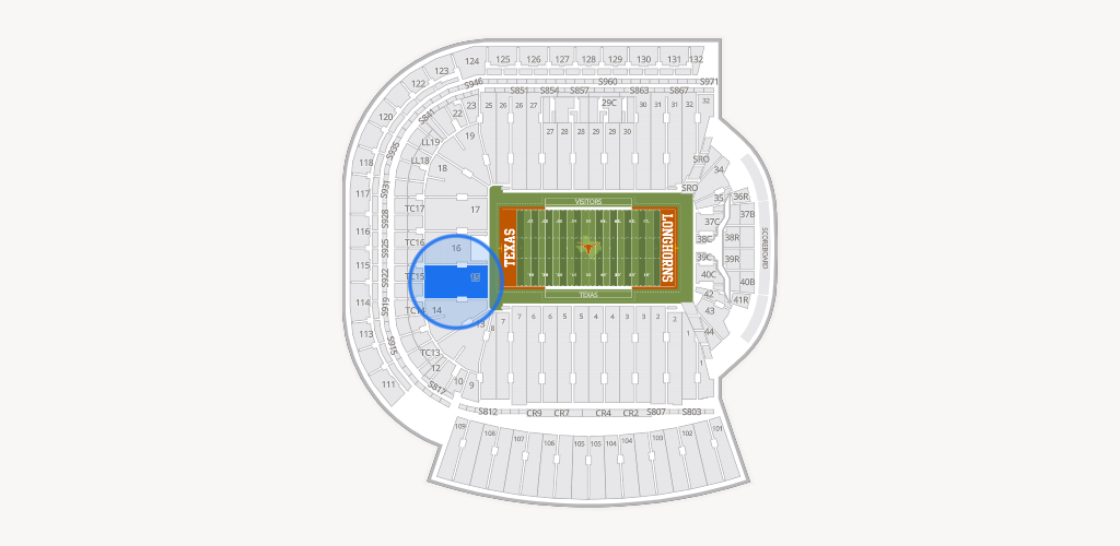 Darrell K Royal - Texas Memorial Stadium Seating Chart