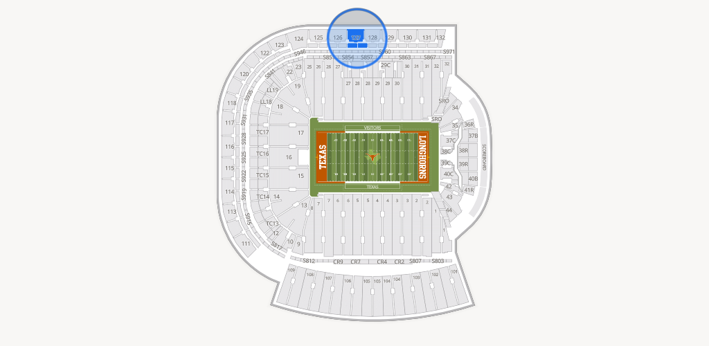 Darrell K Royal - Texas Memorial Stadium Seating Chart