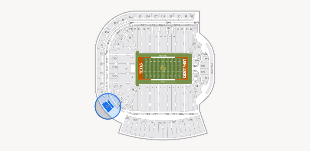 Darrell K Royal - Texas Memorial Stadium Seating Chart