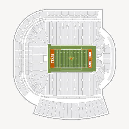Darrell K Royal - Texas Memorial Stadium seating chart