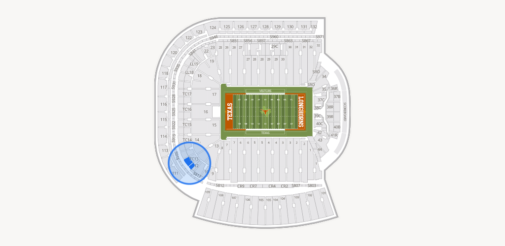 Darrell K Royal - Texas Memorial Stadium Seating Chart