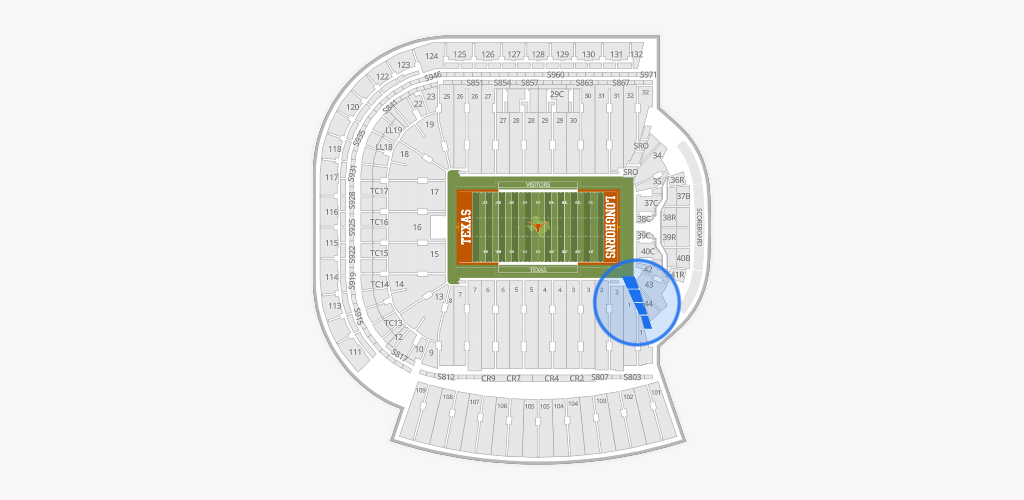 Darrell K Royal - Texas Memorial Stadium Seating Chart