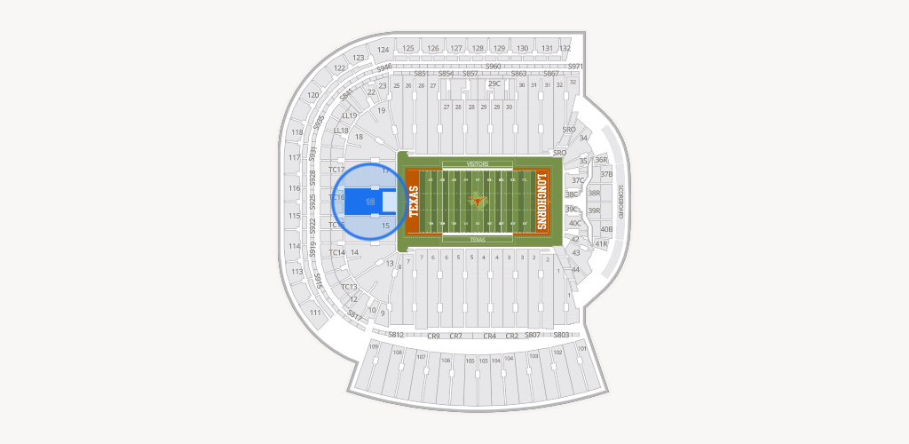 Darrell K Royal - Texas Memorial Stadium Seating Chart