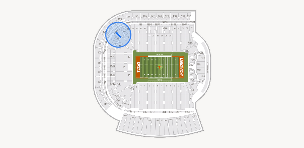 Darrell K Royal - Texas Memorial Stadium Seating Chart