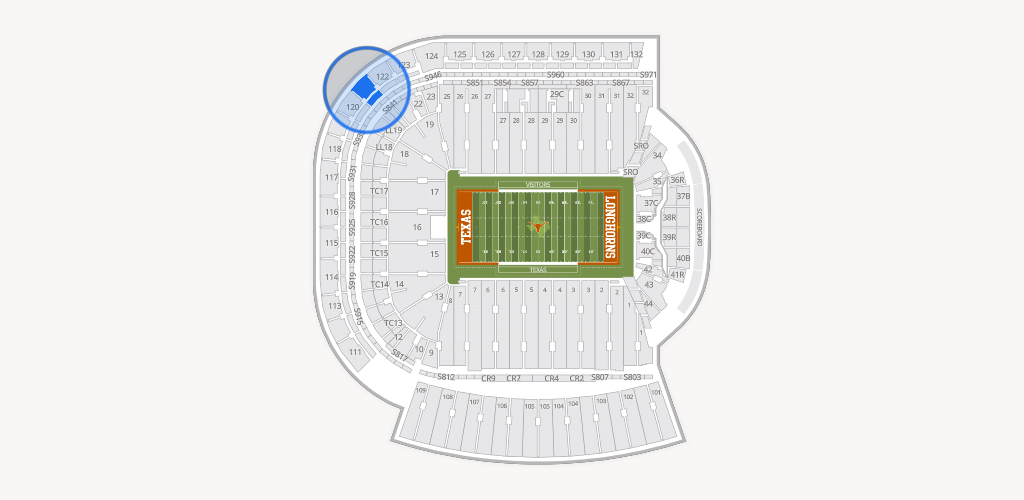 Darrell K Royal - Texas Memorial Stadium Seating Chart