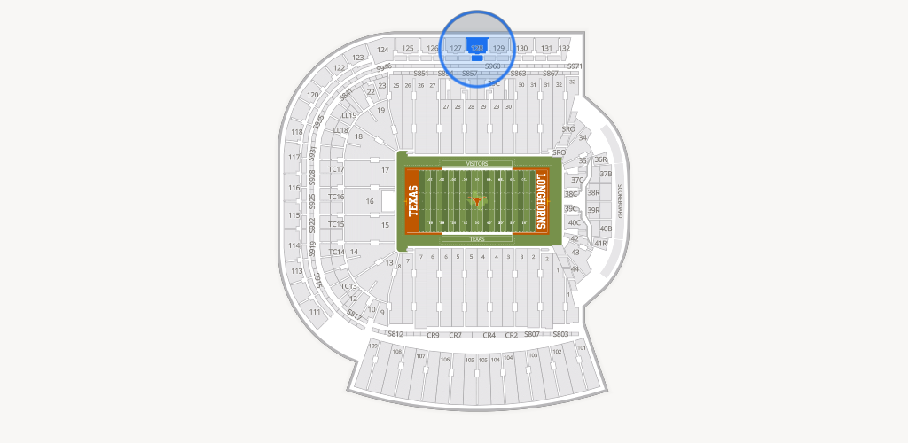 Darrell K Royal - Texas Memorial Stadium Seating Chart