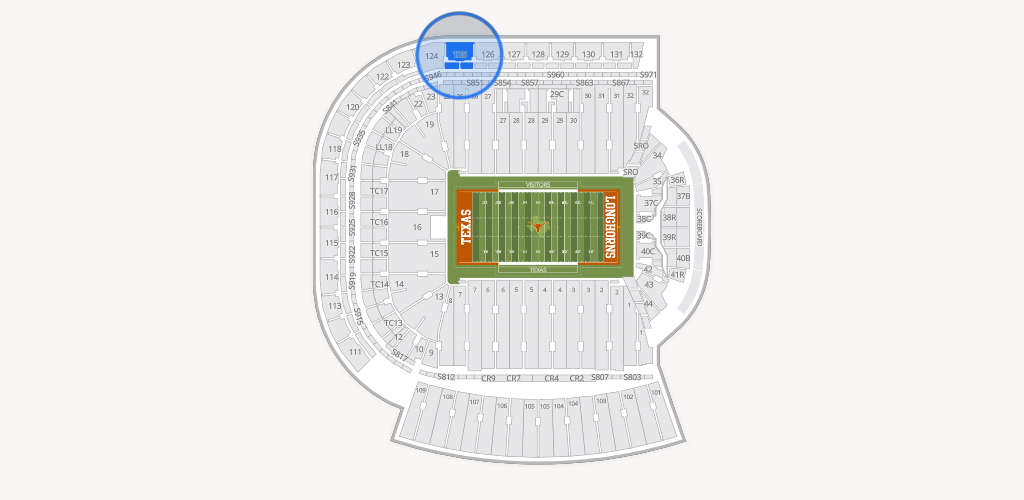 Darrell K Royal - Texas Memorial Stadium Seating Chart