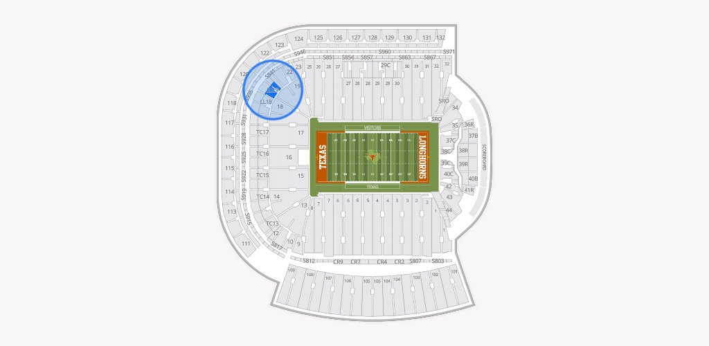 Darrell K Royal - Texas Memorial Stadium Seating Chart