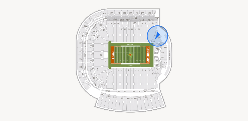 Darrell K Royal - Texas Memorial Stadium Seating Chart
