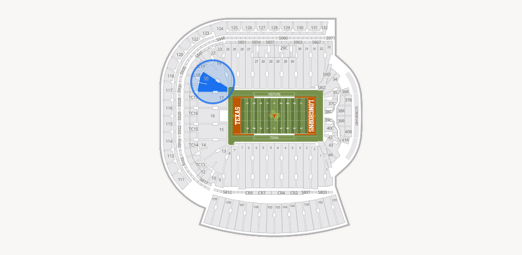 Darrell K Royal - Texas Memorial Stadium Seating Chart